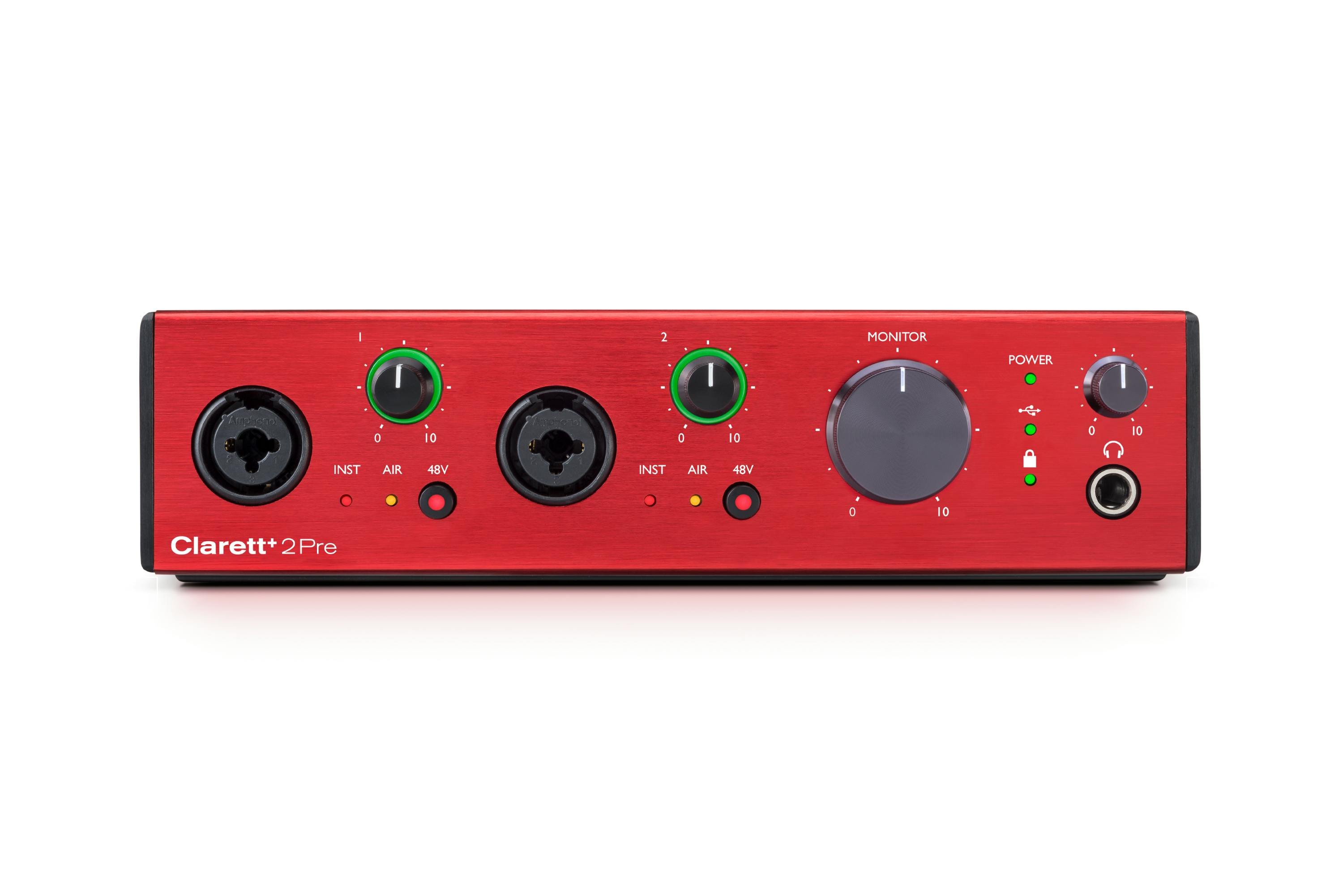 Focusrite Clarett+ 2Pre USB Audio Interface - Andertons Music Co.